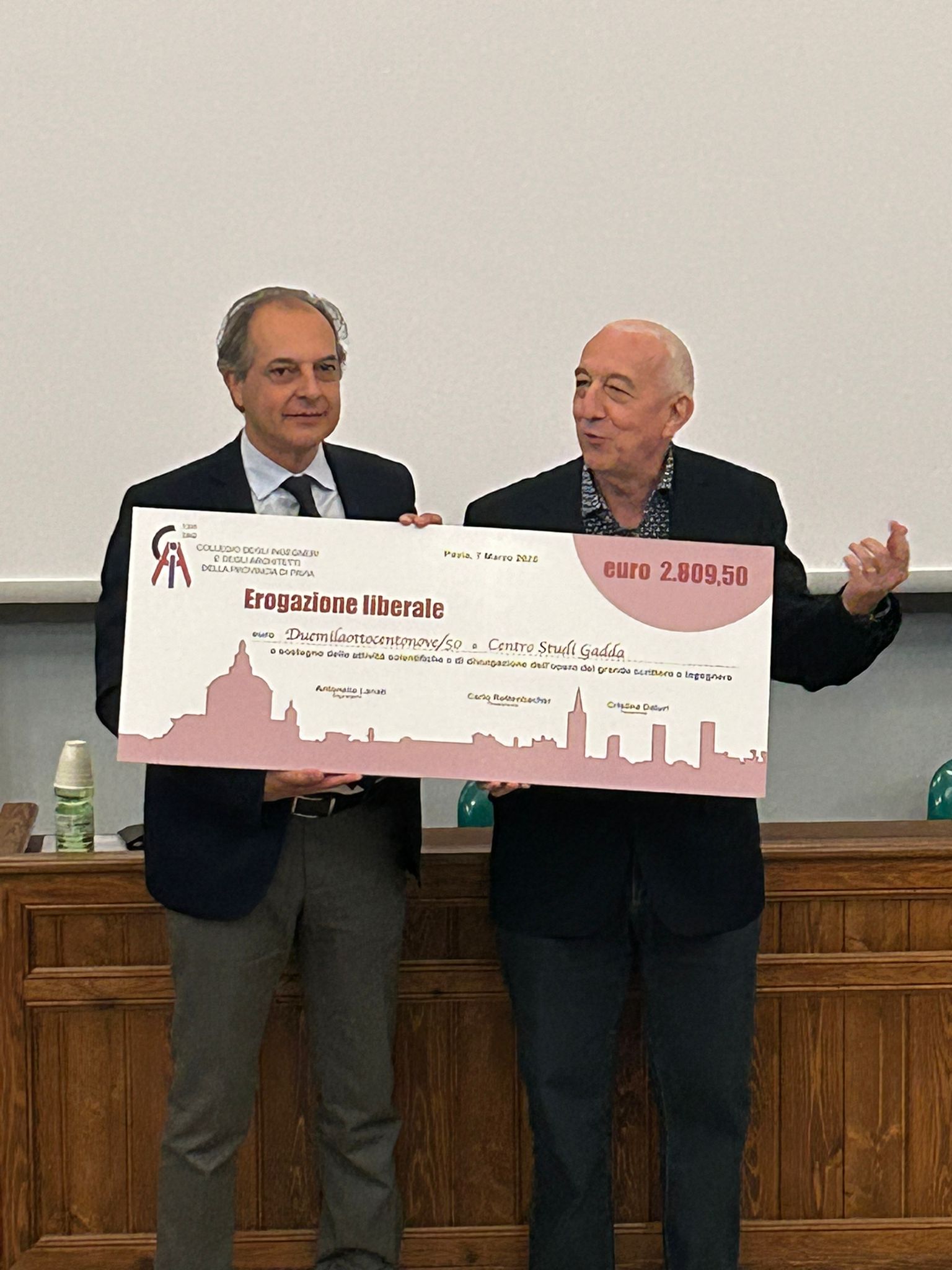 10/05/2025 – Consegna contributi centro studi