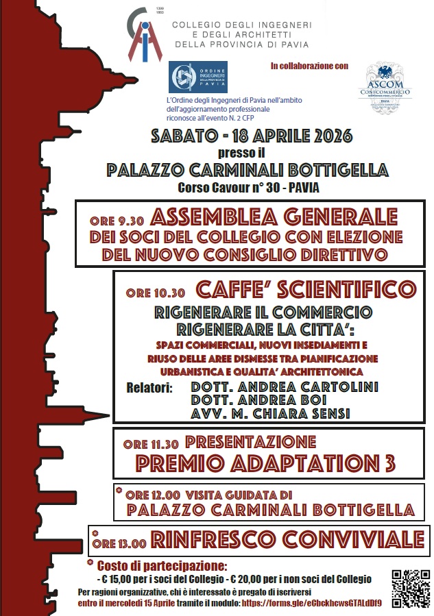 18/04/2026 – Assemblea dei soci, Caffè Scientifico e visita guidata a Palazzo Carminali Bottigella